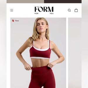 Form sweetheart layer bra size small